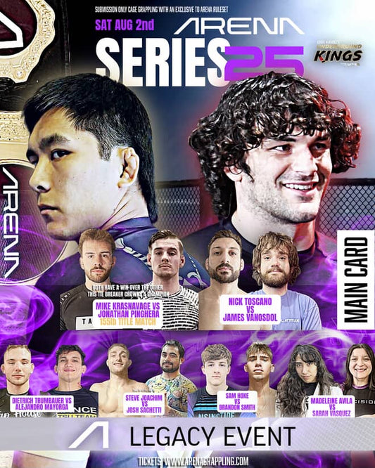 Arena Grappling Series 25 Preview: Title Matches, Fan Favorites, and High-Paced Action in Philly