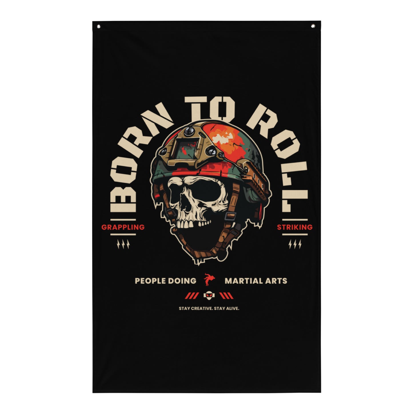 Born to Roll Gym Flag